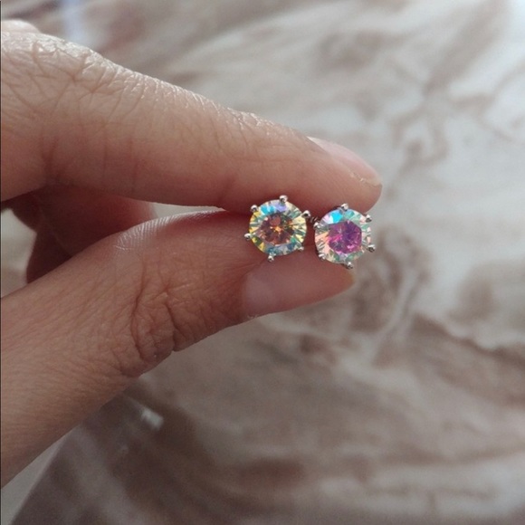 *More Coming*Rainbow Topaz Earrings - Picture 7 of 8